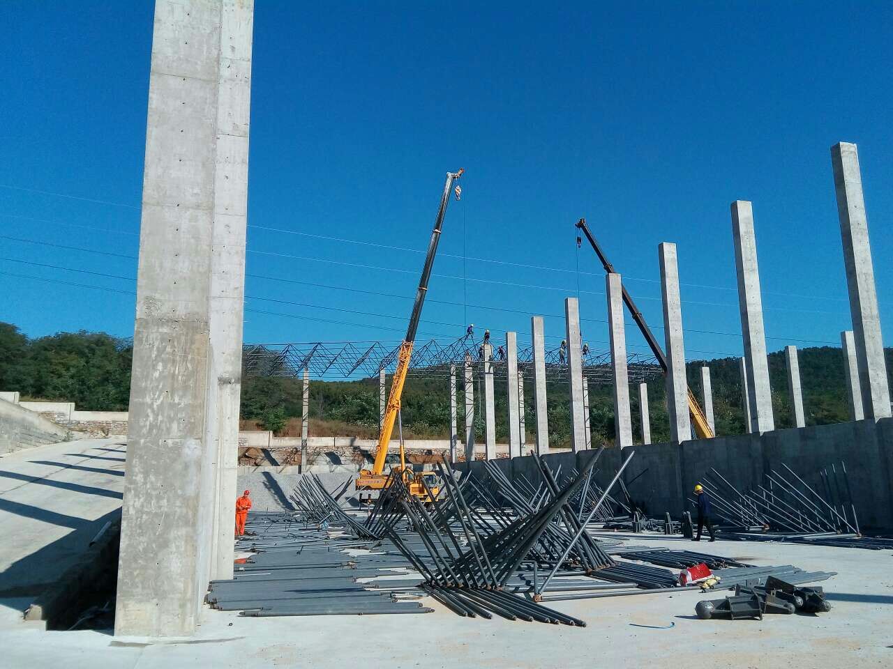 荆门搅拌站网架